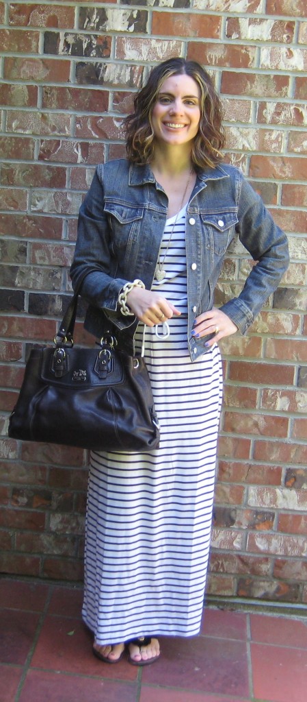 Gap's Black & White Maxi Dress