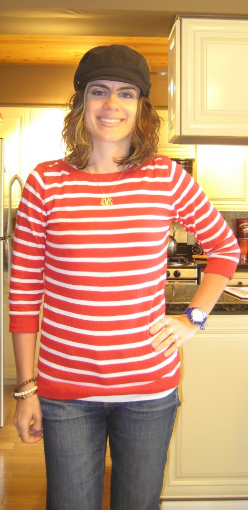 Red Stripe Sweater