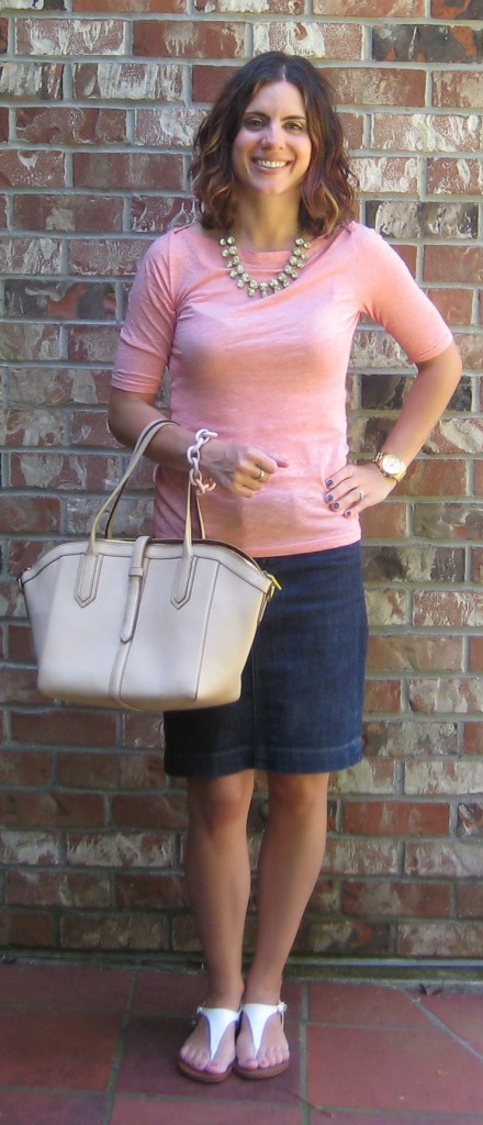 J Crew Pink Top