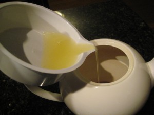 Ginger Tea; Vodka Infused Lemonade