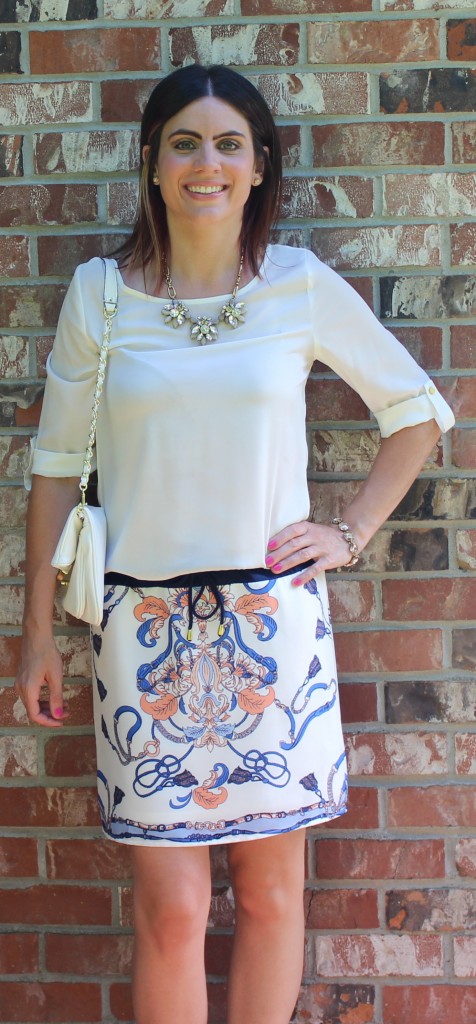 Scarf Print Dress
