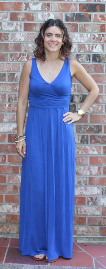 Cobalt maxi dress