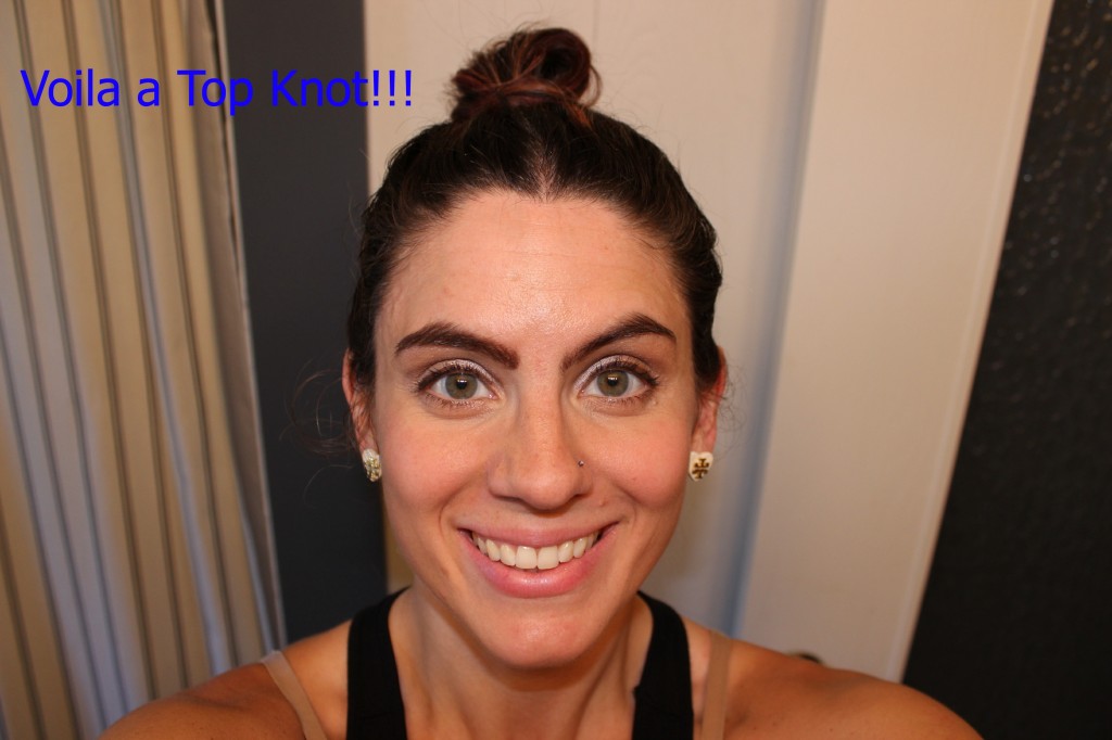 Creating a Top Knot